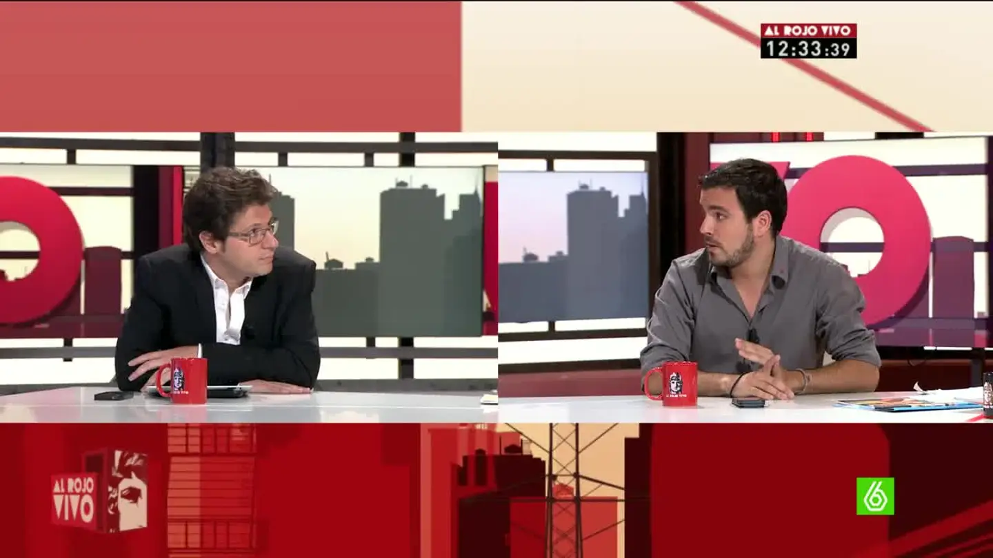 Fernando Berlín y Alberto Garzón en Al Rojo Vivo Fernando Berlín y Alberto Garzón en Al Rojo Vivo