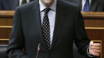  El presidente del Gobierno, Mariano Rajoy