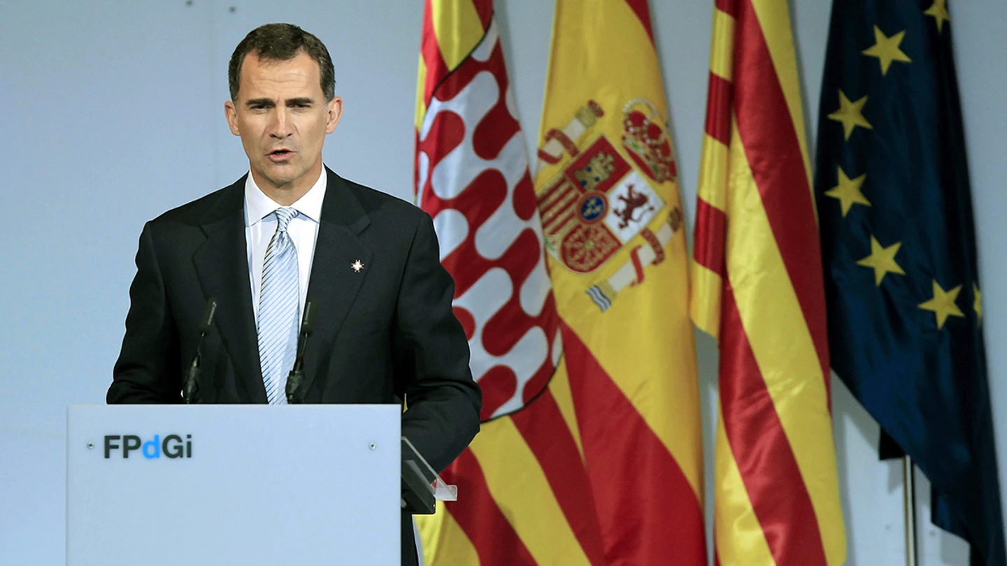 Felipe VI, pronunciando el discurso Felipe VI, pronunciando el discurso