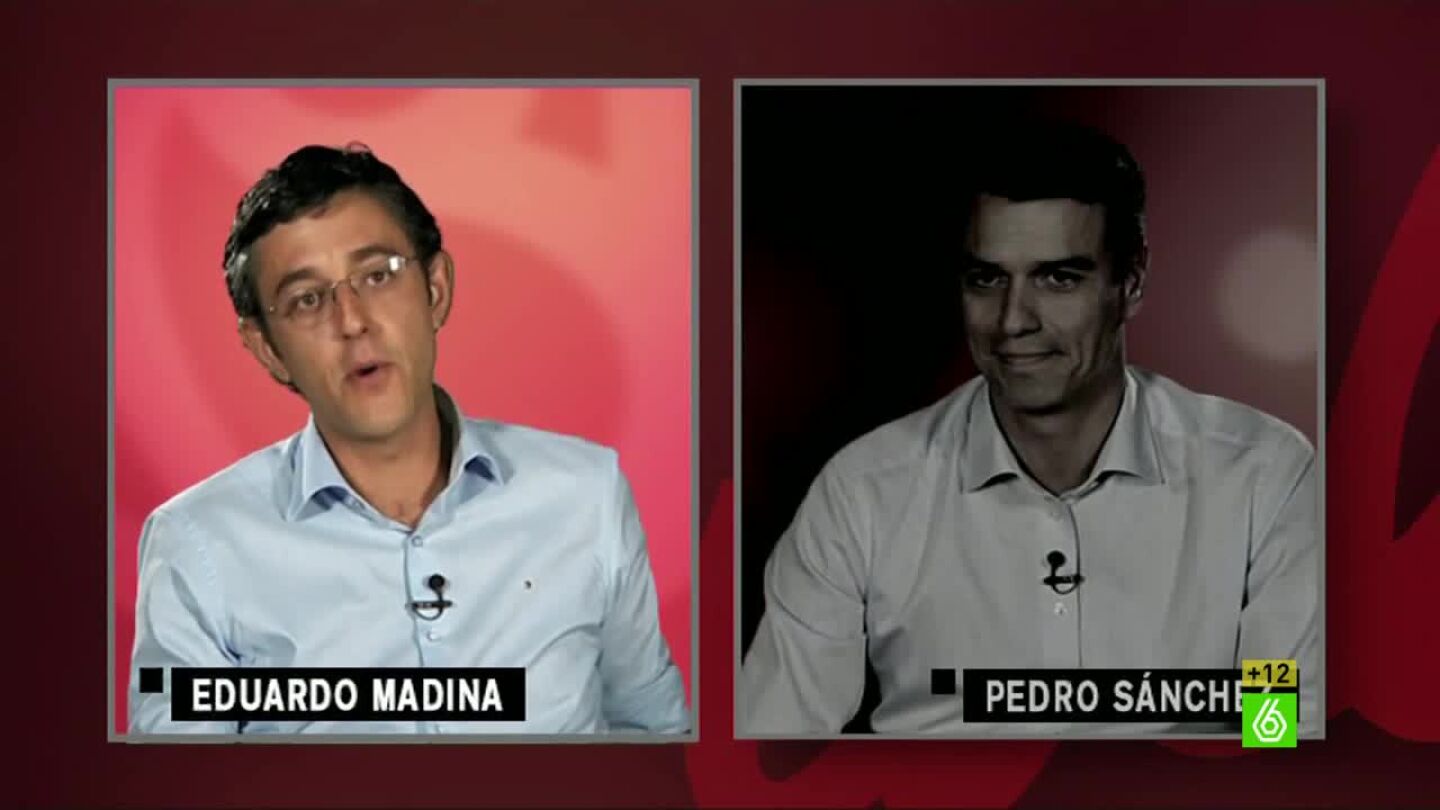 Eduardo Madina y Pedro S&aacute;nchez responden el test de Thais Villas