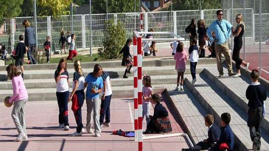 Tiempo de recreo en un centro educativo.