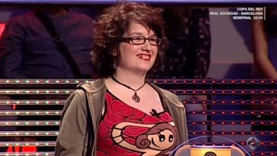La concursante 'pitufa' de Zapeando