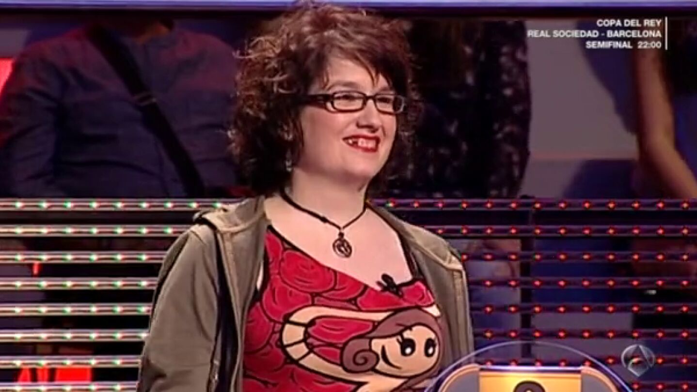 La concursante 'pitufa' de Zapeando