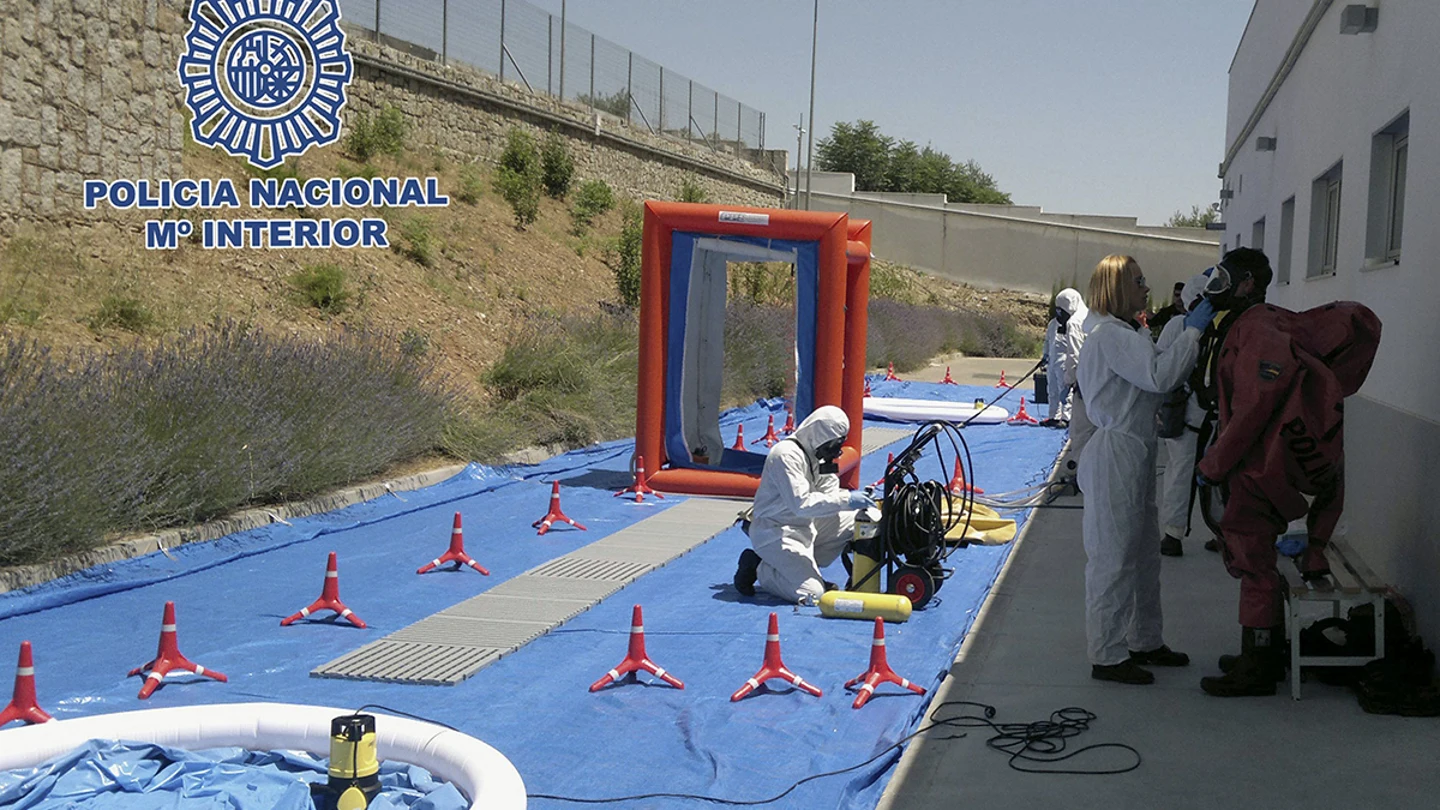 Fotografía facilitada por la Policía Nacional de las jornadas que se han celebrado en el Centro de Prácticas Operativas Fotografía facilitada por la Policía Nacional de las jornadas que se han celebrado en el Centro de Prácticas Operativas