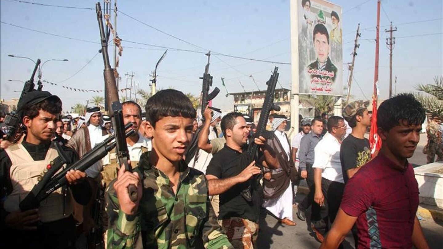 Miembros del Daesh de Irak