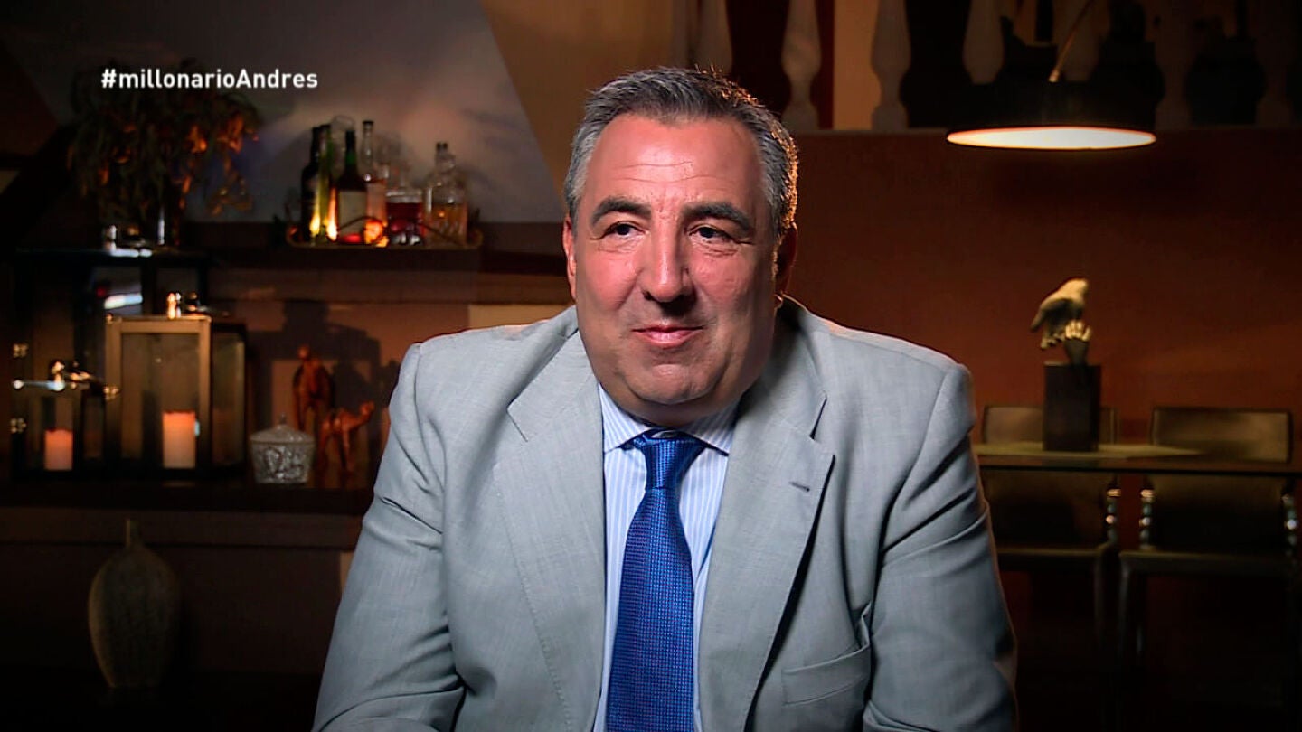 Andr&eacute;s C&aacute;rdenas participa en MIllonario An&oacute;nimo