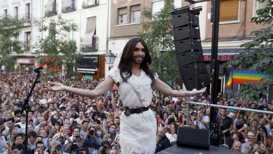 Conchita Wurst en Chueca Conchita Wurst en Chueca