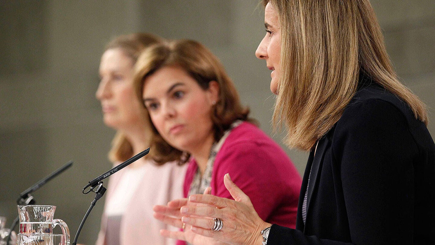 F&aacute;tima B&aacute;&ntilde;ez tras el Consejo de Minsitros