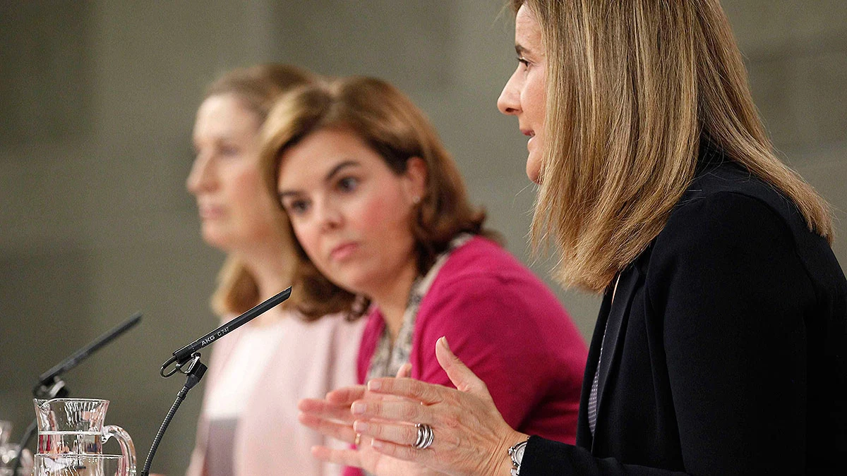 Fátima Báñez tras el Consejo de Minsitros Fátima Báñez tras el Consejo de Minsitros