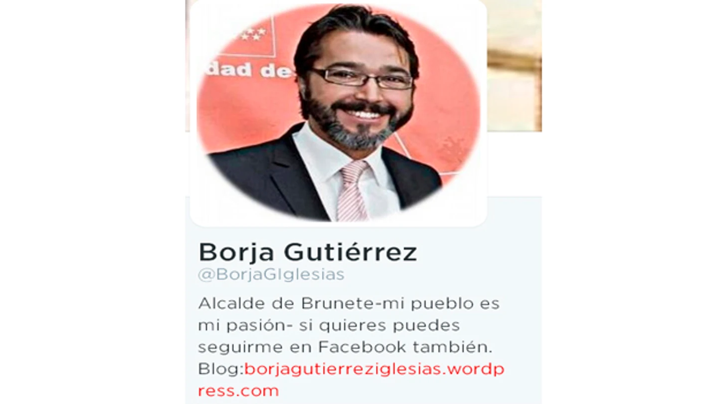 Borja Gutiérrez, alcalde de Brunete Borja Gutiérrez, alcalde de Brunete