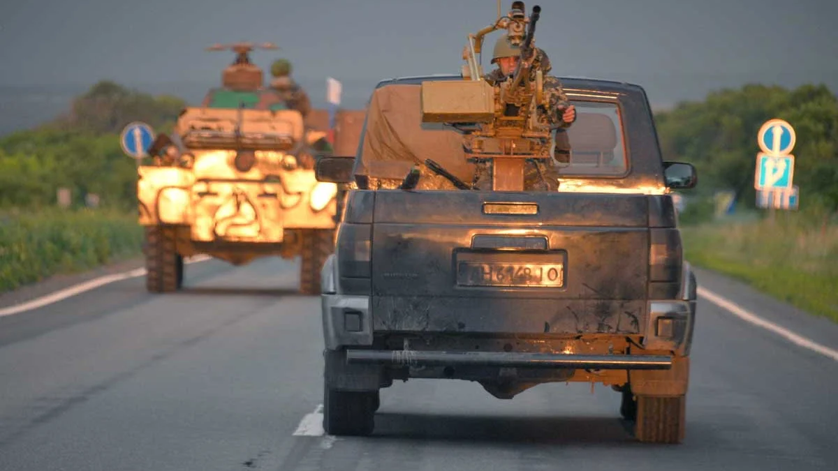 Convoy de Slaviansk a Donetsk