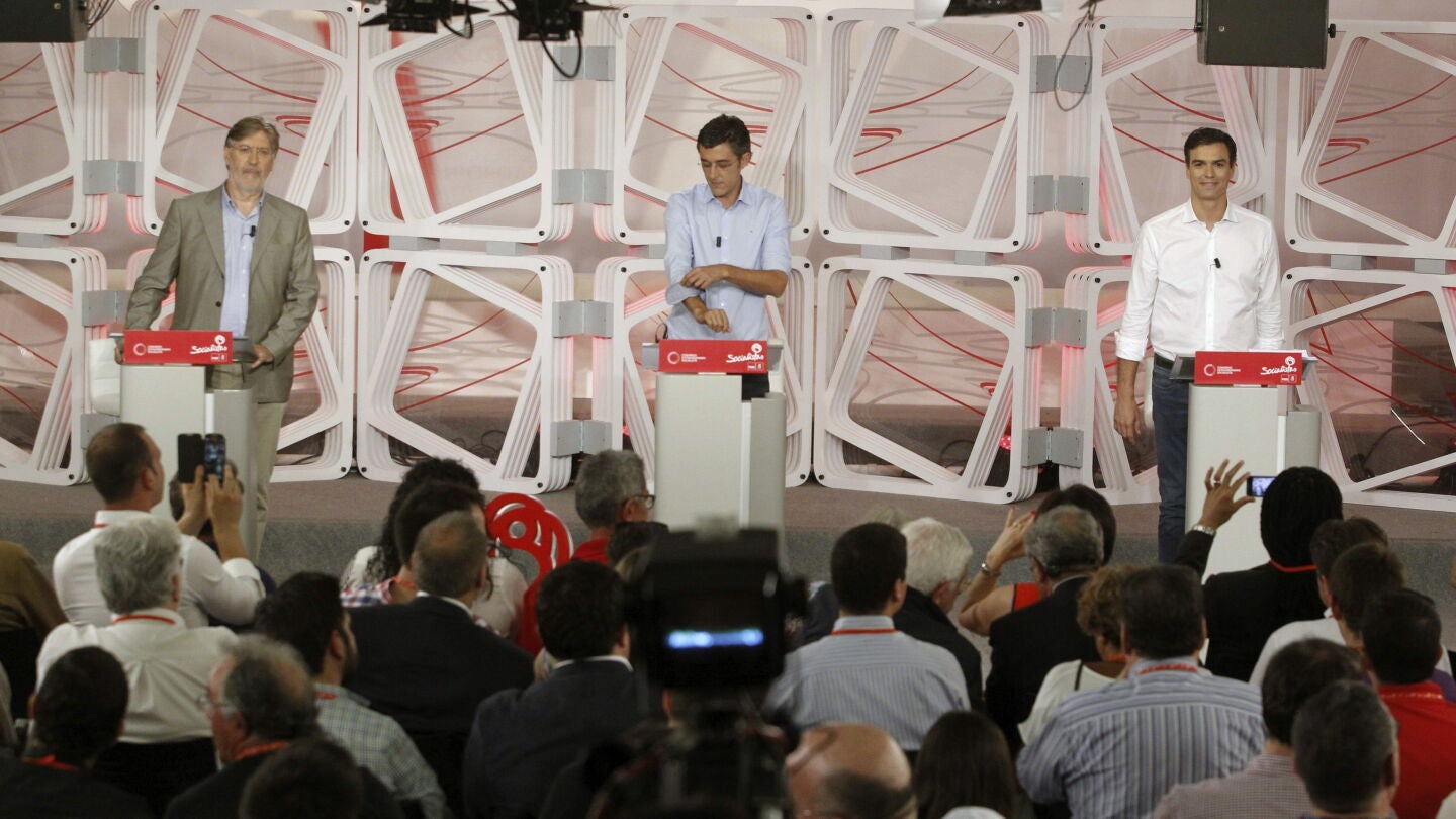 Candidatos a liderar el PSOE
