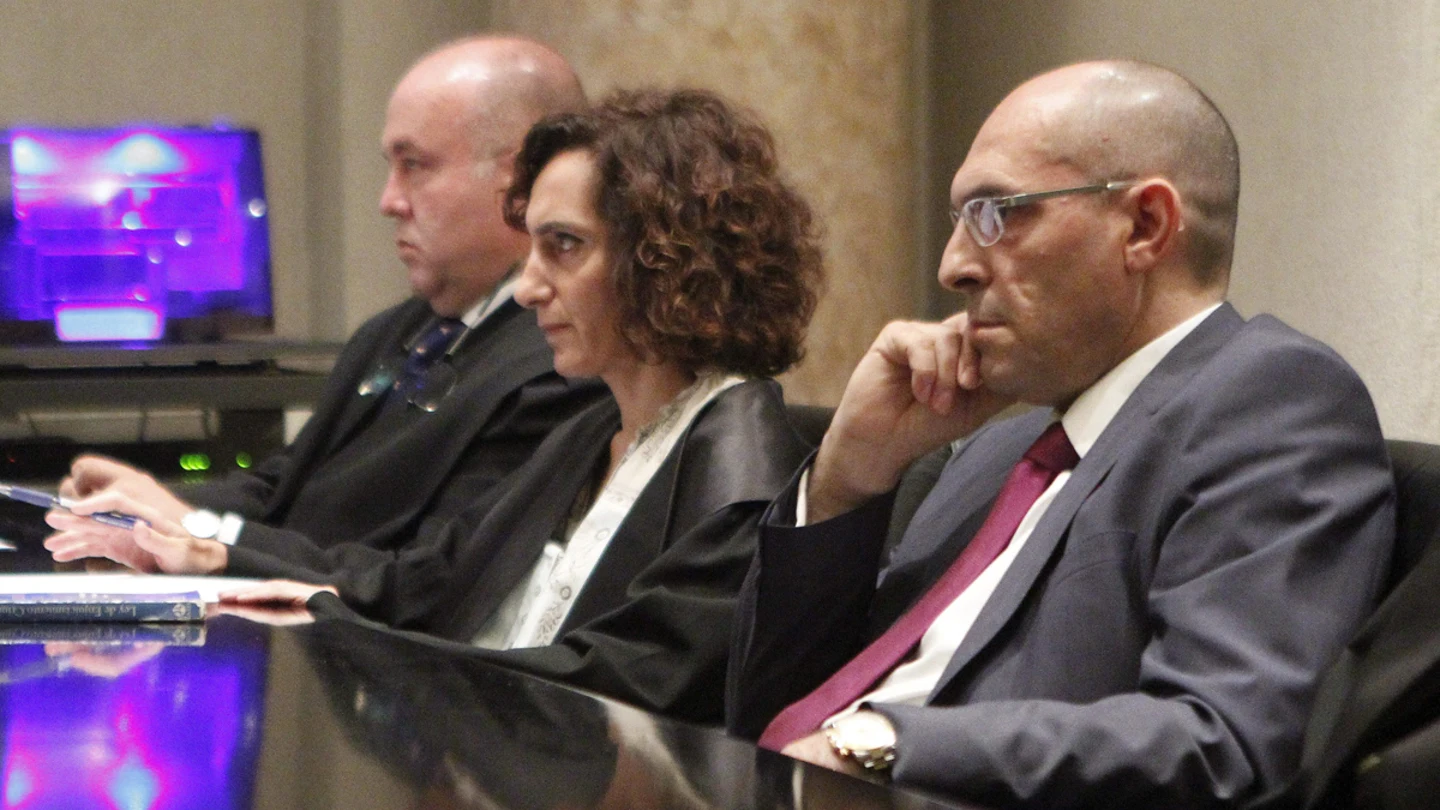 Elpidio Silva, al inicio del juicio contra él Elpidio Silva, al inicio del juicio contra él