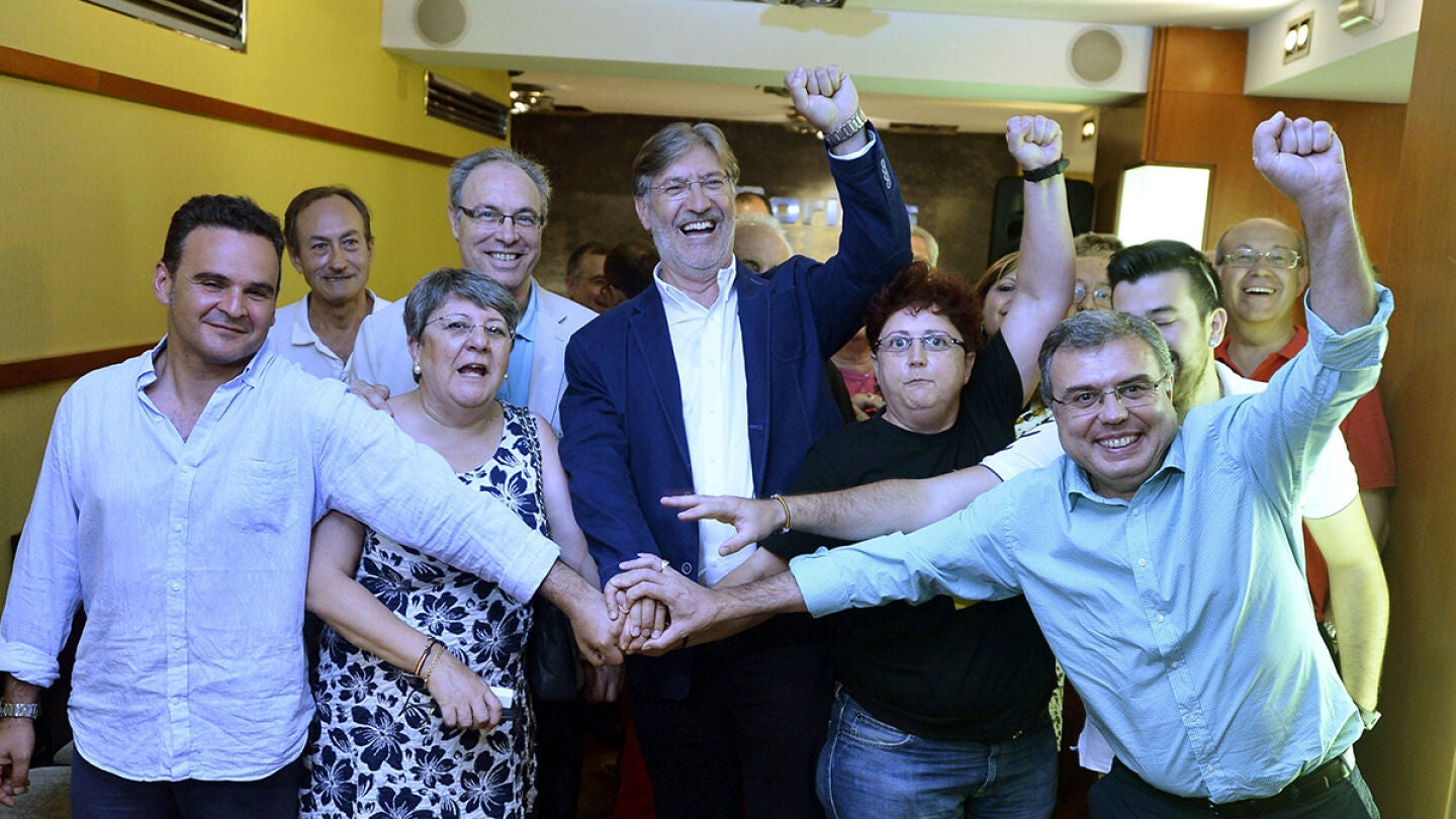 El candidato a la Secretar&iacute;o General del PSOE, Jos&eacute; Antonio P&eacute;rez Tapias