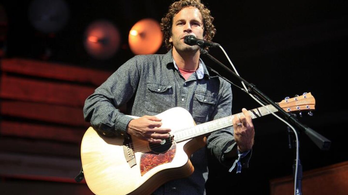 El cantautor Jack Johnson durante su actuaci&oacute;n en el BBK Live