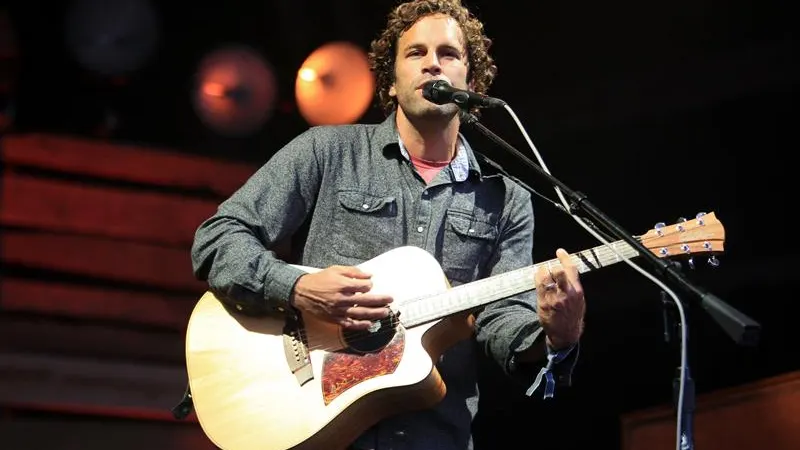 El cantautor Jack Johnson durante su actuación en el BBK Live