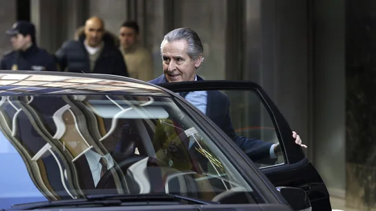 El expresidente de Caja Madrid Miguel Blesa a su salida de la Audiencia El expresidente de Caja Madrid Miguel Blesa a su salida de la Audiencia