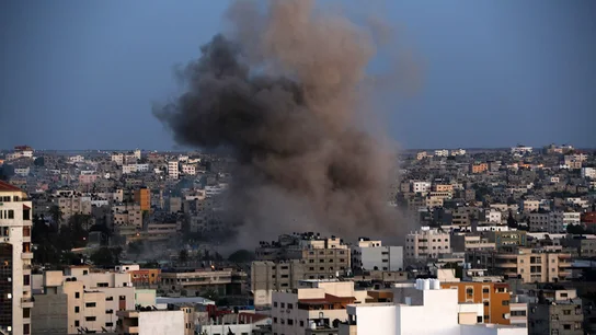 Aviones de combate atacaron por séptimo día consecutivo Gaza Aviones de combate atacaron por séptimo día consecutivo Gaza