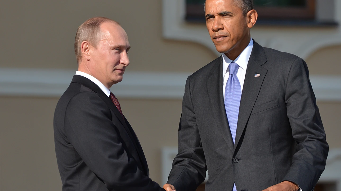 Vladimir Putin y Barack Obama Vladimir Putin y Barack Obama