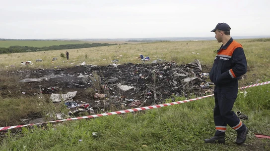 Los restos del accidente del avión MH17 Los restos del accidente del avión MH17