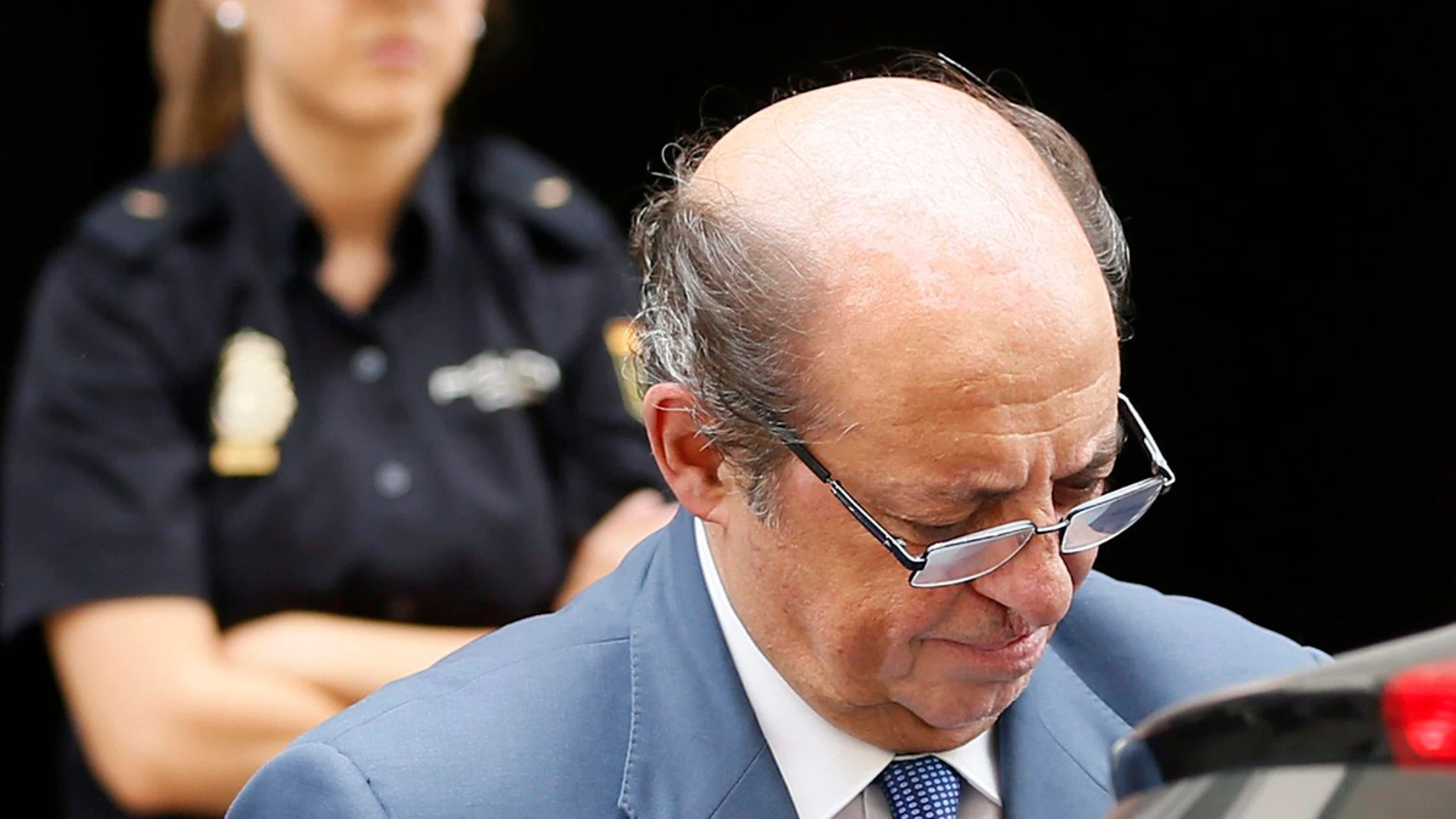 El auditor de Gowex José Antonio Díaz, a su salida de Audiencia Nacional