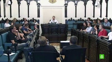 Pleno en el Ayuntamiento de Vitoria