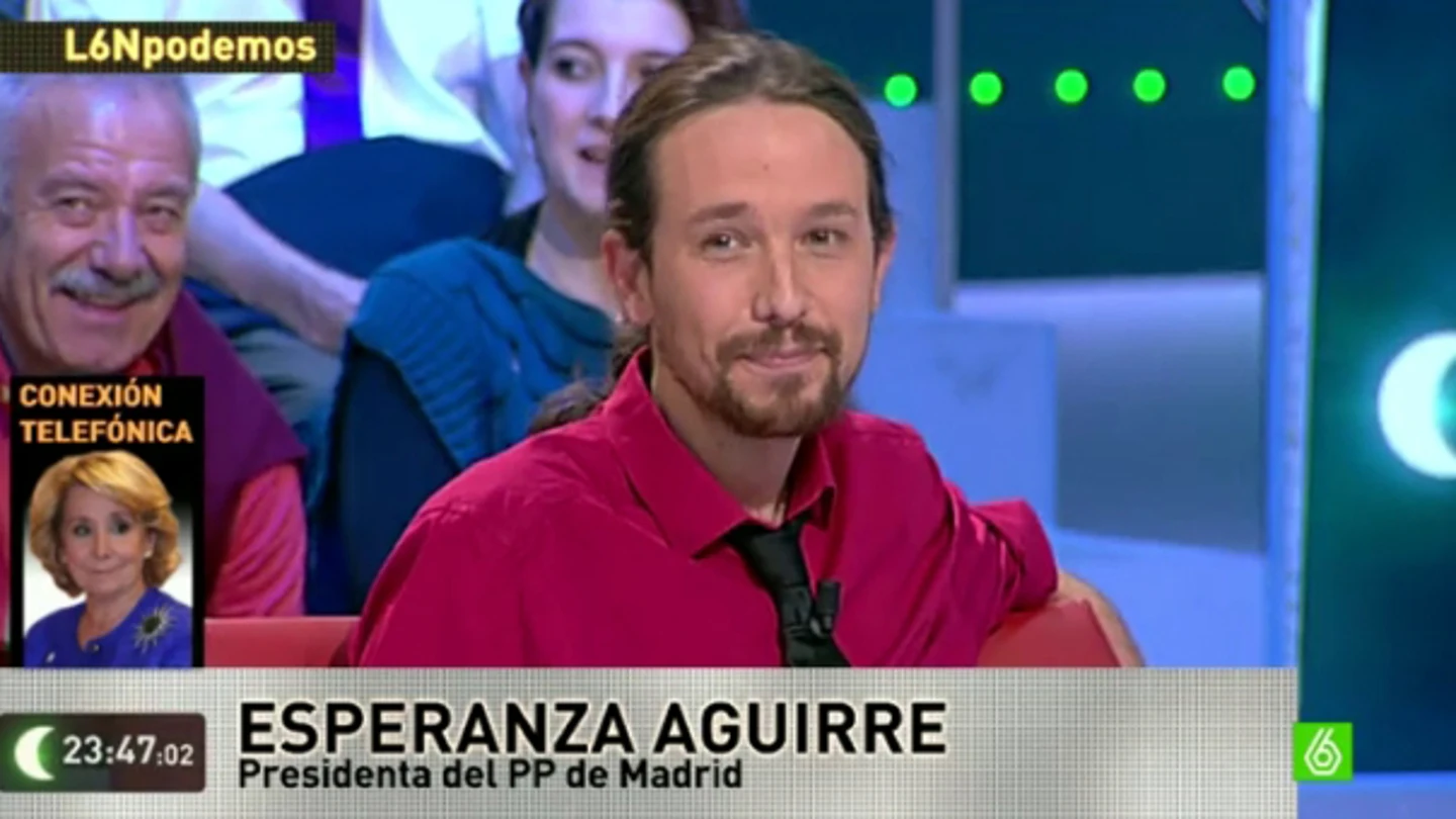 Pablo Iglesias en laSexta Noche Pablo Iglesias en laSexta Noche