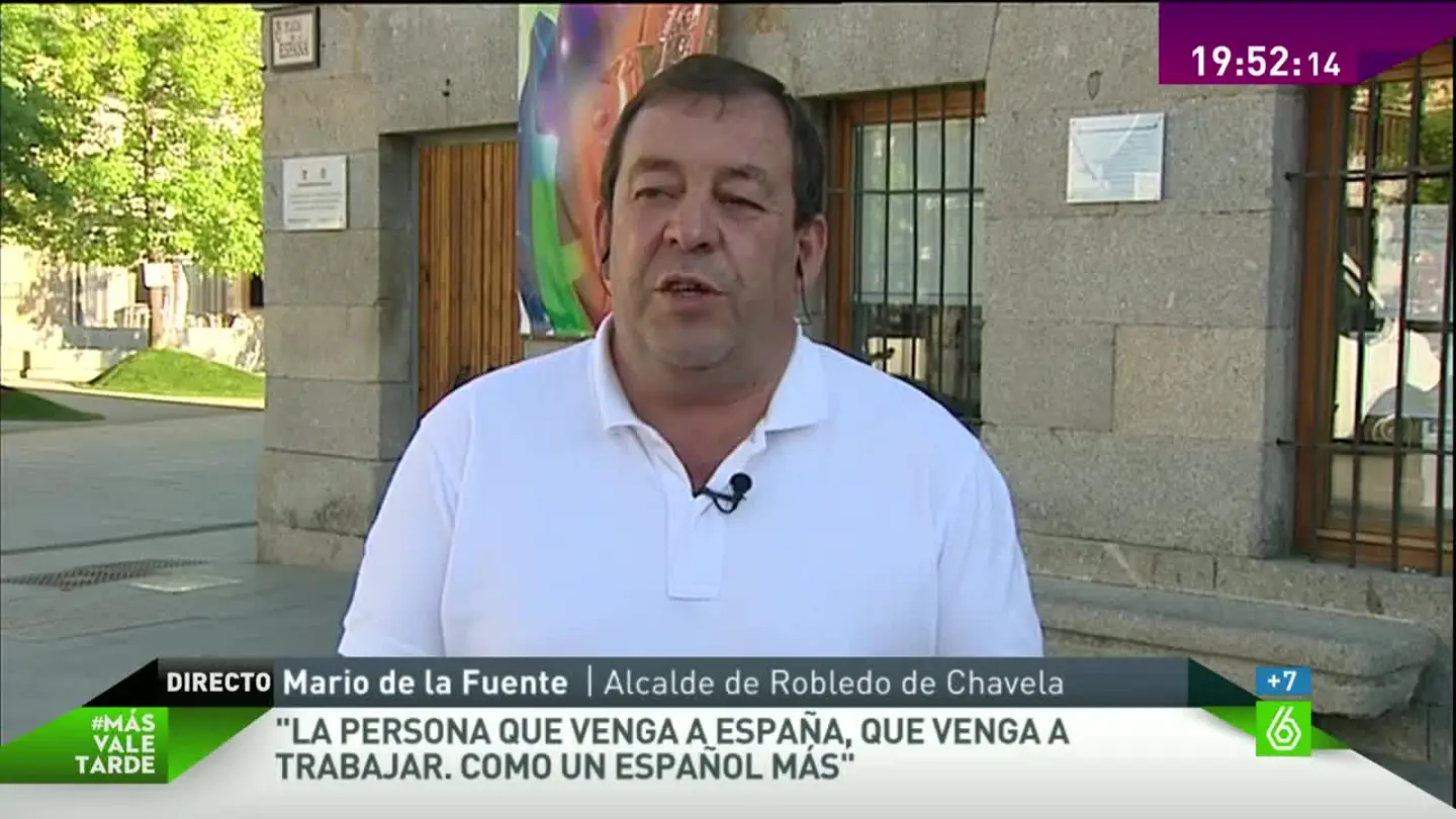 Mario de la Fuente, alcalde de Robledo de Chavela Mario de la Fuente, alcalde de Robledo de Chavela