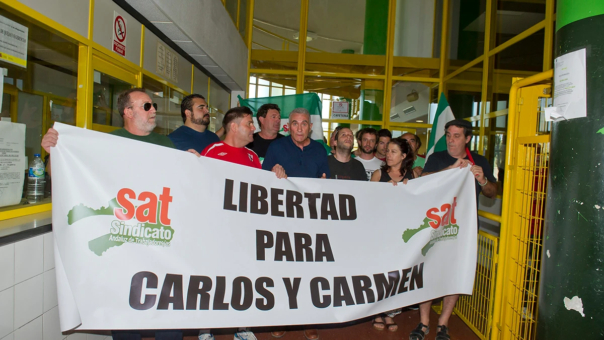 Miembros del SAT piden la puesta en libertad de Carlos Cano