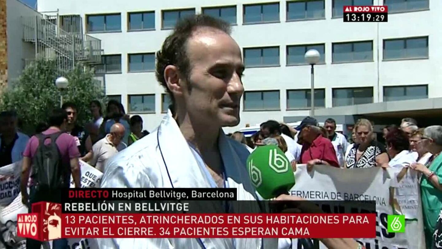Jorge Vega, paciente del hospital de Bellvitge