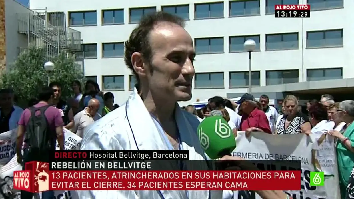 Jorge Vega, paciente del hospital de Bellvitge Jorge Vega, paciente del hospital de Bellvitge