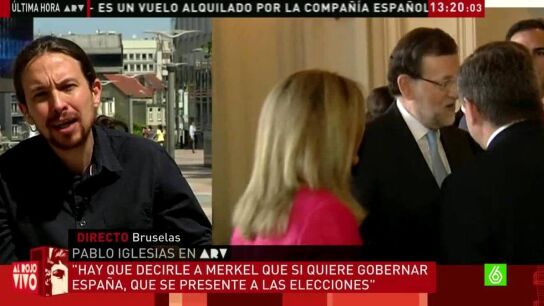 Pablo Iglesias habla sobre Merkel