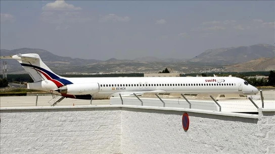 Un avión de la compañía española Swiftair Un avión de la compañía española Swiftair