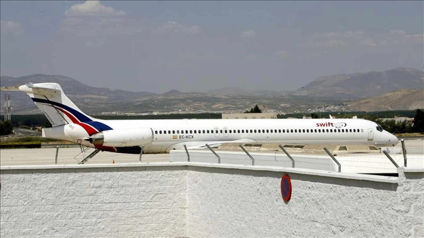 Un avión de la compañía española Swiftair Un avión de la compañía española Swiftair