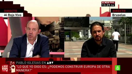Gonzalo Bernardos y Pablo Iglesias Gonzalo Bernardos y Pablo Iglesias