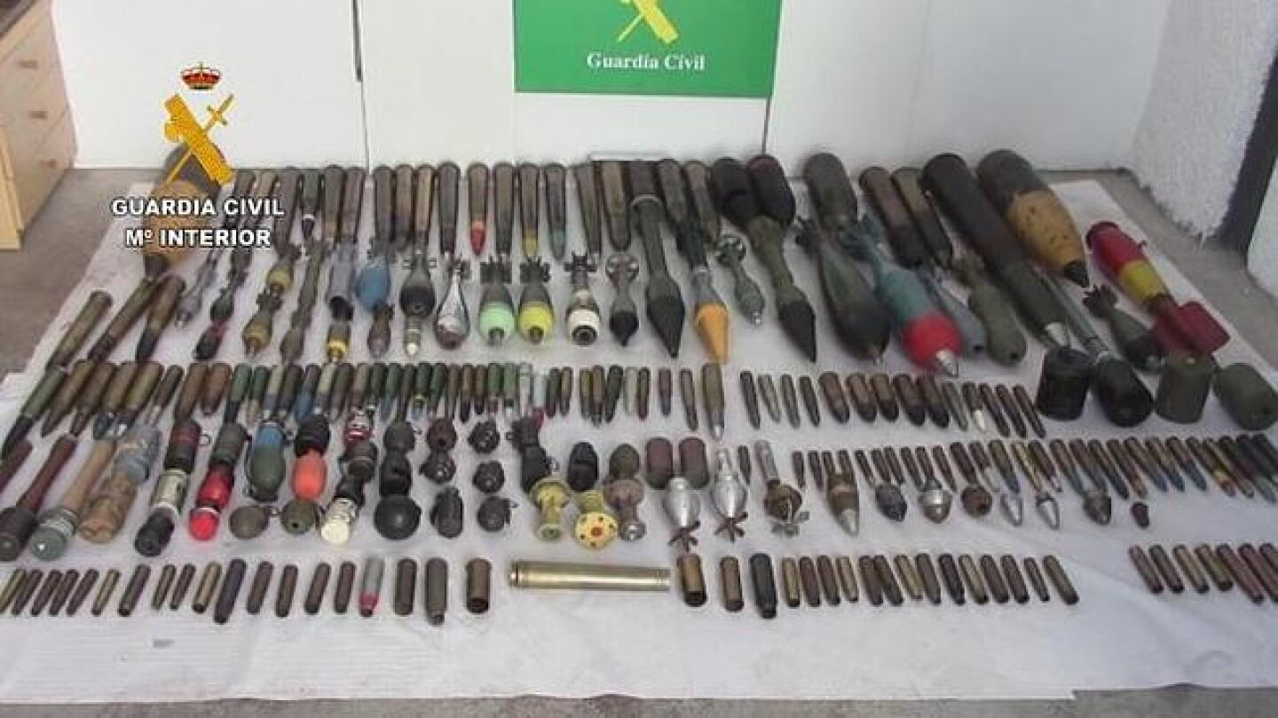 Arsenal de armas en M&aacute;laga