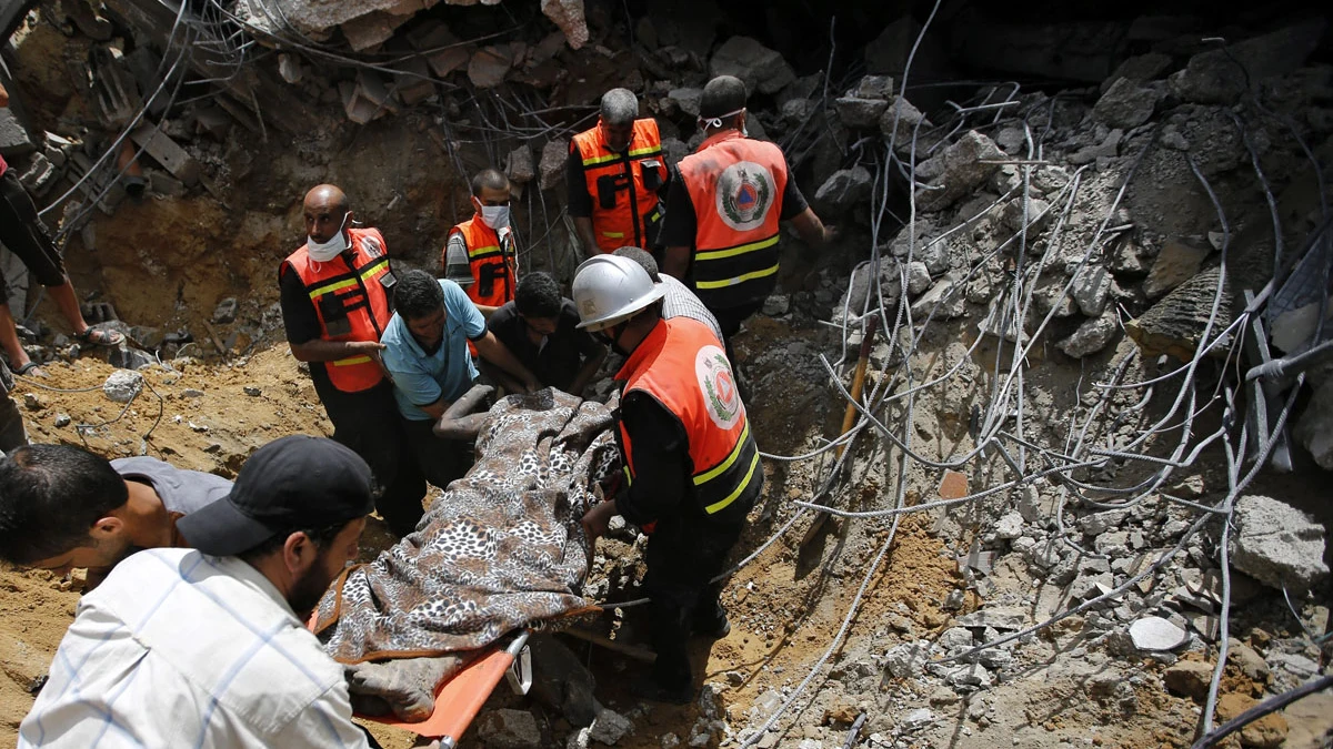 Personal humanitario en la última tregua