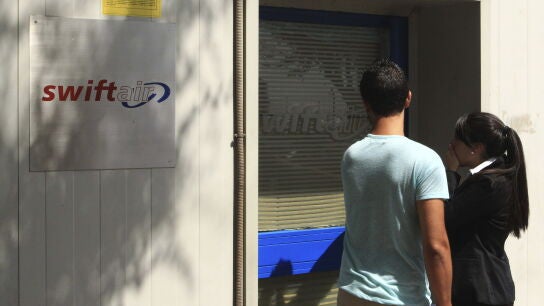 Sede de la compa&ntilde;&iacute;a Swiftair en Madrid