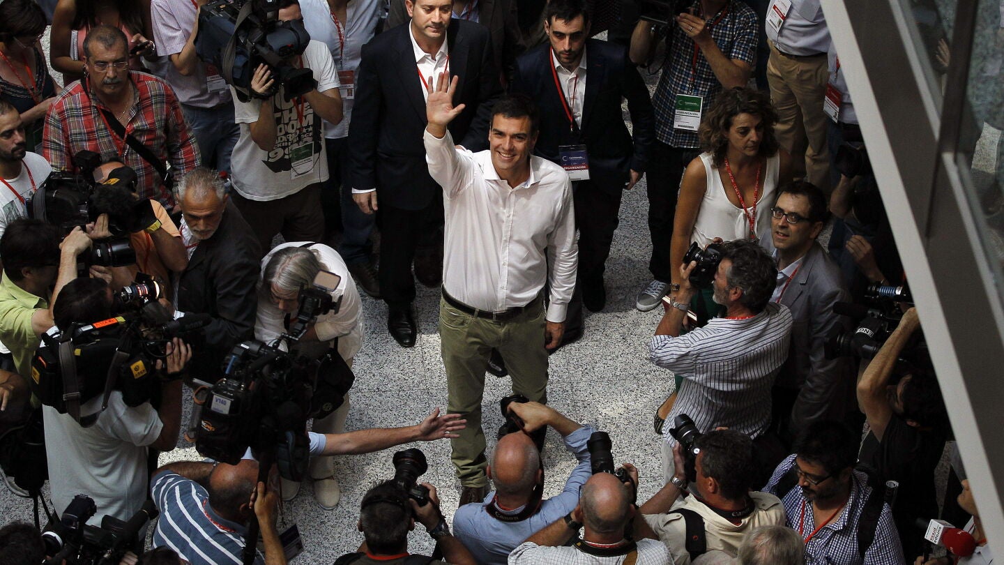 Pedro S&aacute;nchez, l&iacute;der del PSOE
