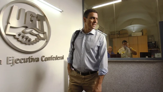 El ganador de la consulta a la secretaría general del PSOE, Pedro Sánchez. El ganador de la consulta a la secretaría general del PSOE, Pedro Sánchez.