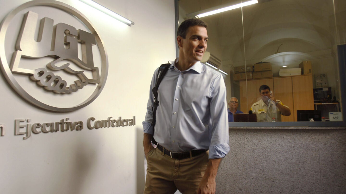 El ganador de la consulta a la secretar&iacute;a general del PSOE, Pedro S&aacute;nchez.