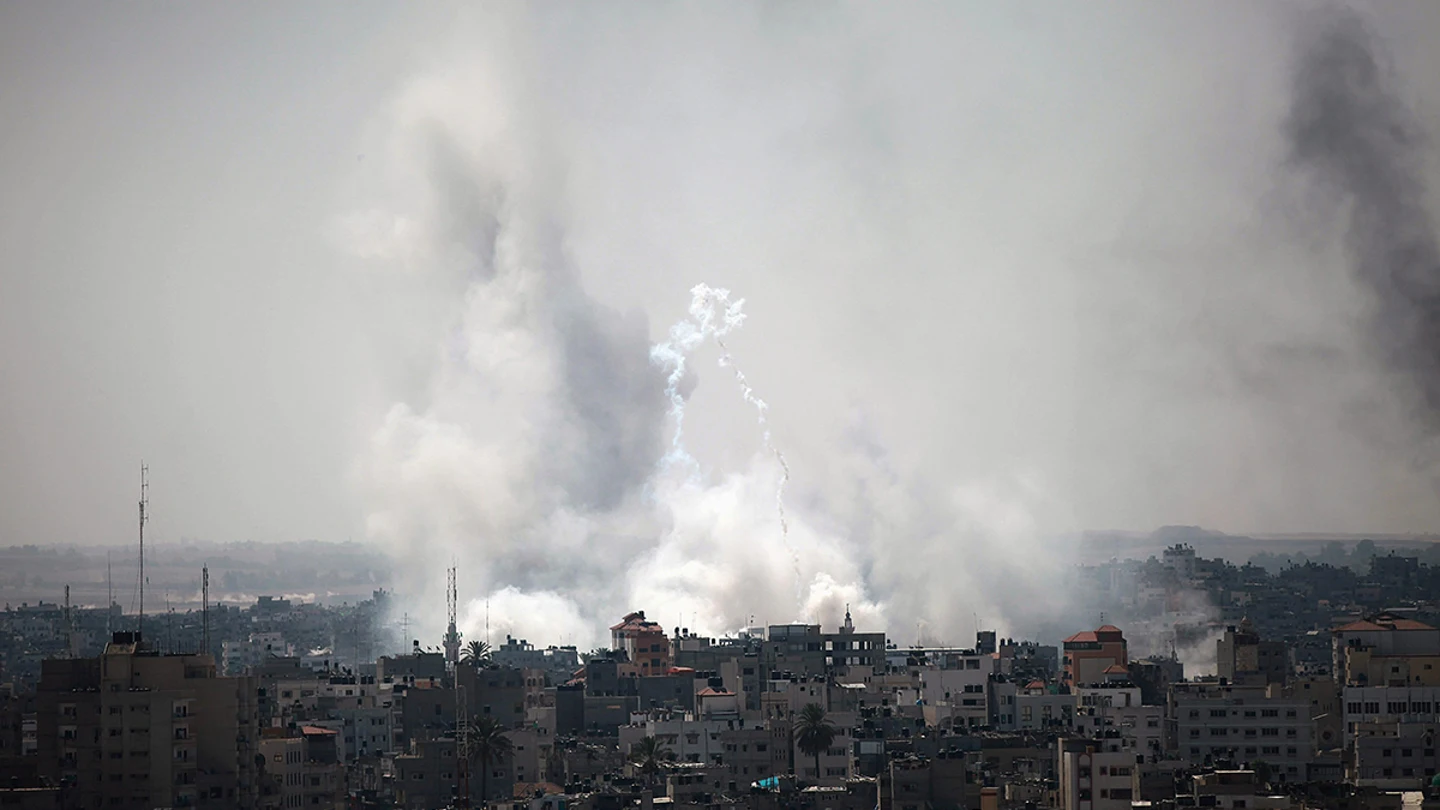 Gaza tras un bombardeo del Ejército israelí Gaza tras un bombardeo del Ejército israelí