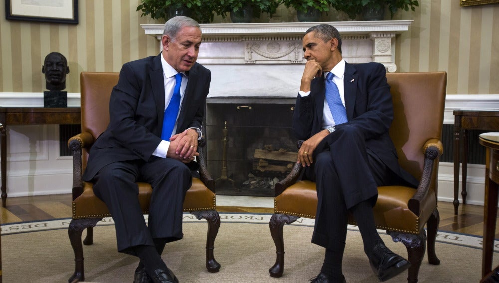 En la imagen, el primer ministro israelí, Benjamín Netanyahu, y el presidente de EEUU, Barack Obama 