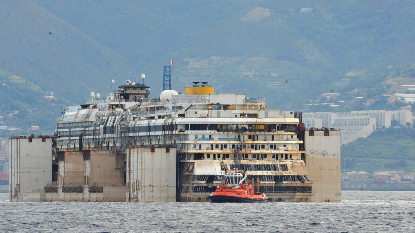 &Uacute;ltimo destino del Costa Concordia para ser desguazado