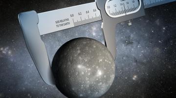 Midiendo el tamaño de un mundo alienígena