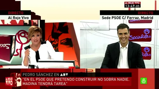 Pedro Sánchez y Cristina Pardo Pedro Sánchez y Cristina Pardo