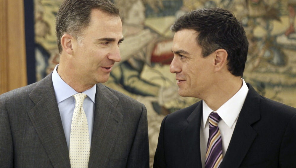 Felipe VI y Pedro Sánchez
