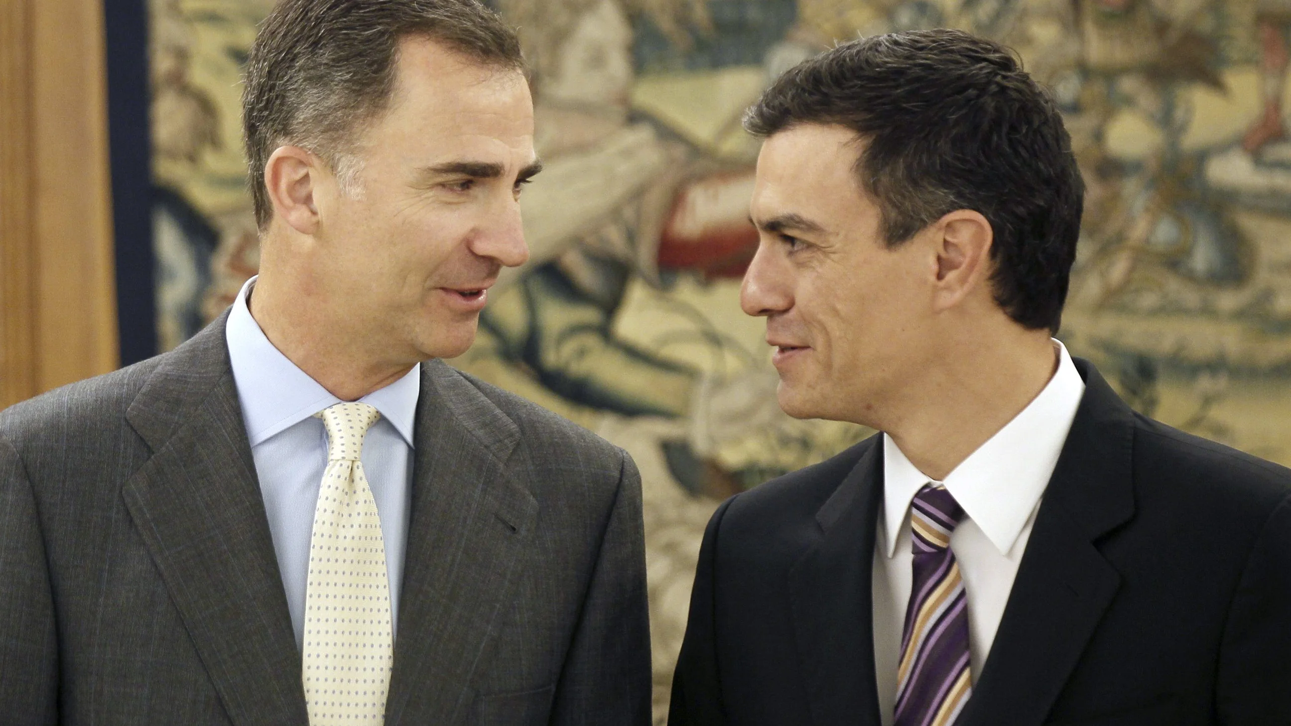 Felipe VI y Pedro Sánchez