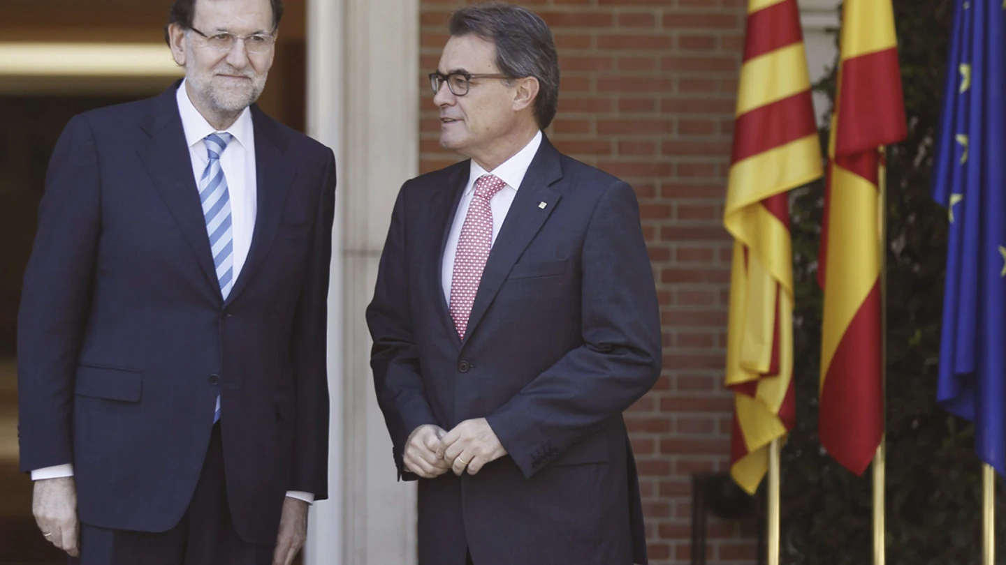 Artur Mas y Mariano Rajoy, antes de la reunión Artur Mas y Mariano Rajoy, antes de la reunión