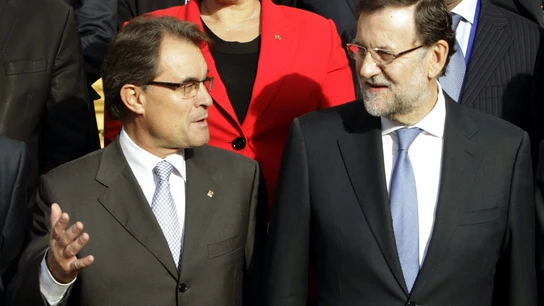 Rajoy y Mas Rajoy y Mas